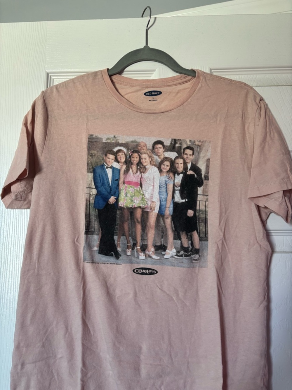 Old Navy Men’s Pink Graphic Tee - Clueless Print